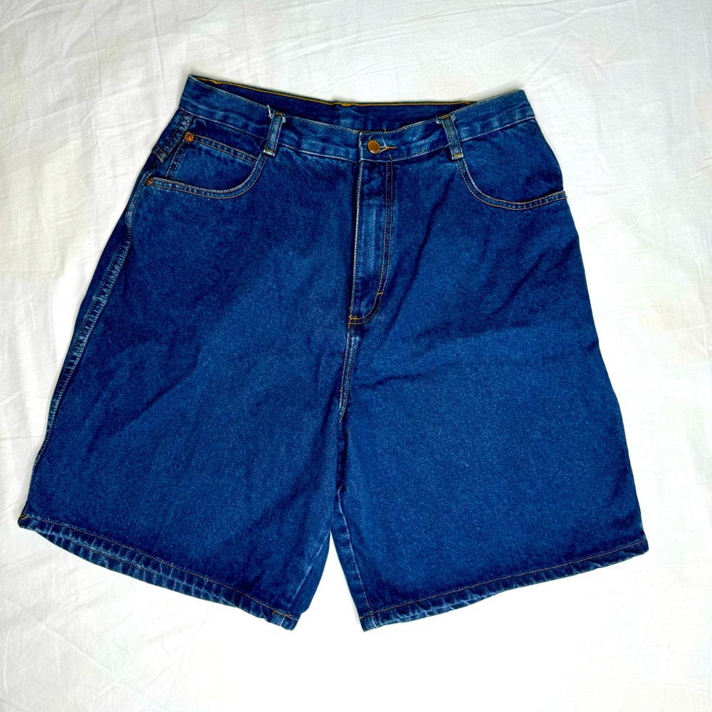 Backroad Blues Jeanswear 90s Denim‎ Jean Mom Shorts 8 Inch Inseam Womens Size 16